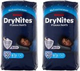 Huggies DryNites Superabsorberande nattblöjor för pojkar 8-13 år (30-48 kg) 27 Count (3 x 9 Count) Trosblöjor