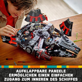 LEGO Star Wars Dark Millennium Falcon, Rymdskeppsset, Byggleksak för barn, Födelsedagspresent för pojkar, tjejer och fans, Äventyrsleksak 75389 Byggset Besuche den LEGO-Store