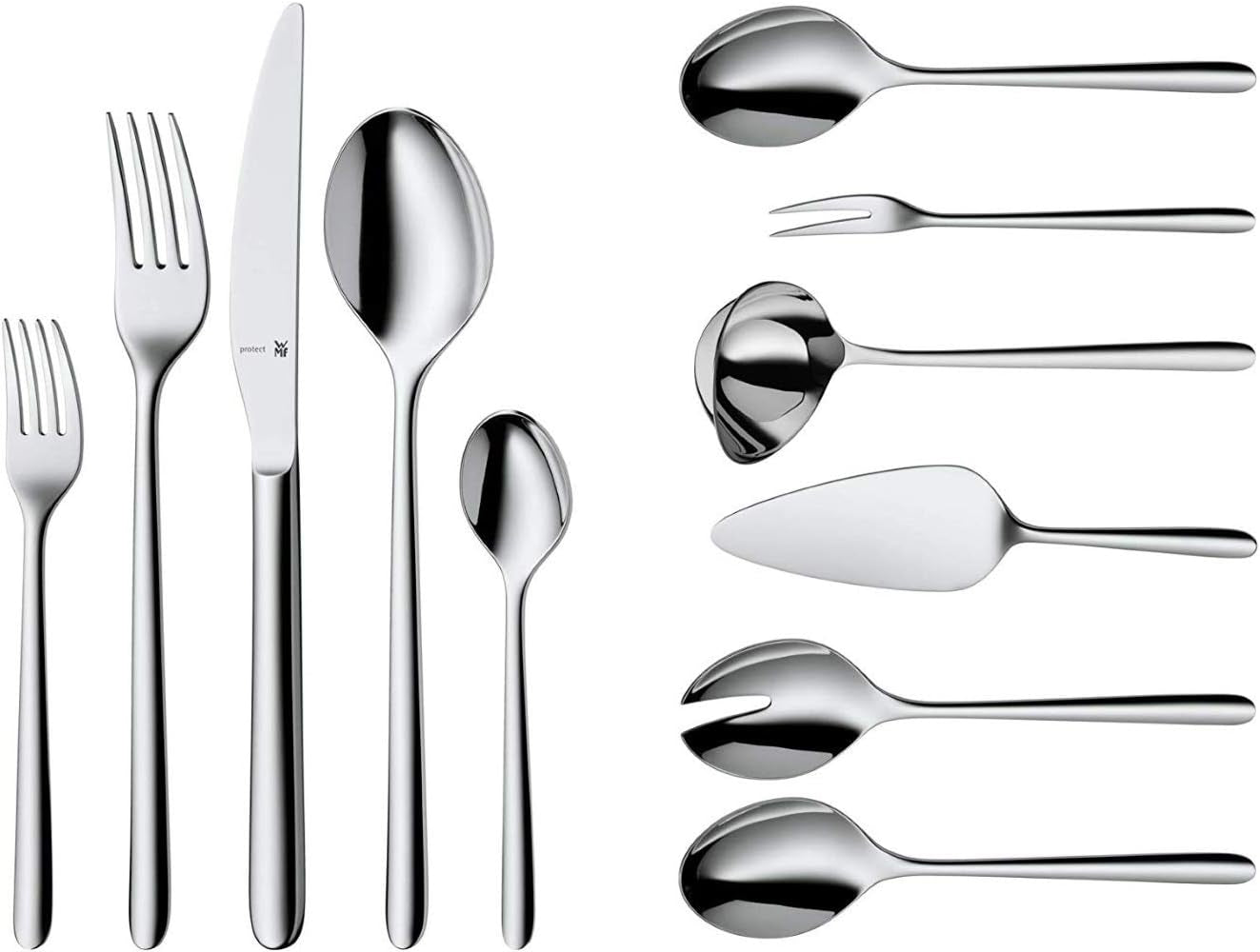 WMF Flame plus bestickset för 12 personer Kitchen Naty Shop Single Bestickset