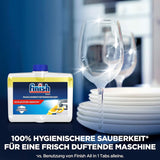 Finish Deep Machine Cleaner Citrus - flytande maskinrengöringsmedel mot kalk och fett för en ren diskmaskin - Naty Shop ekonomipaket