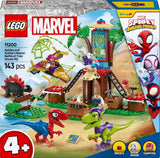 LEGO Marvel Showdown at the Treehouse: Spidey-Rex Vs. Gobby-Raptor, Dinosaur Build and Play Set, Toy Dinosaur Present för pojkar och flickor 4+, Spidey and His Super Friends 11200 Byggset Besuche den LEGO-Store