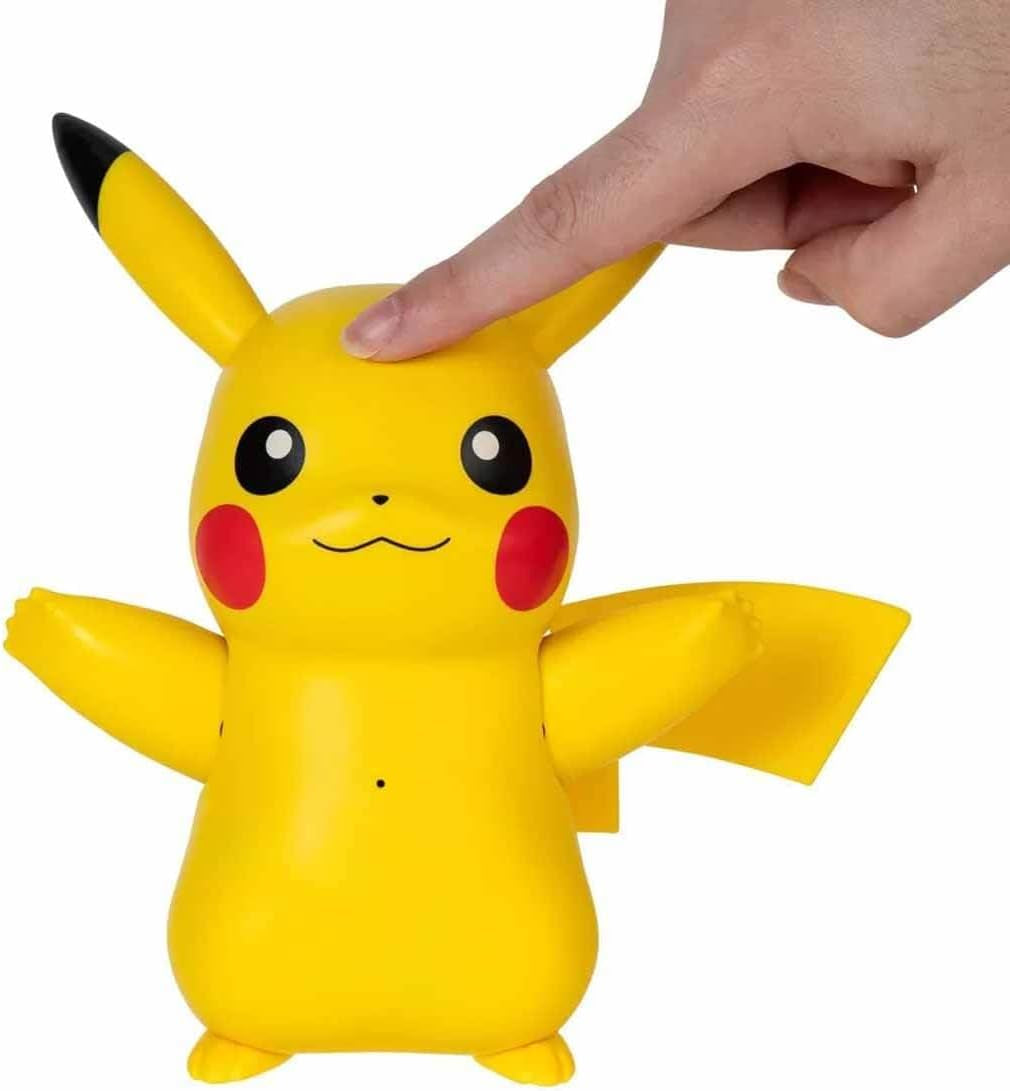 Pokémon PKW3330 - Deluxe My Partner Pikachu, officiell Pikachu med ljus, ljud och rörelse Actionfigurer Naty Shop