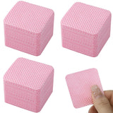 300 Stück Nagellackentferner Pads, Fusselfreie Nägel Wattepads Für Nägel Nagellackentferner Luddfria Nagelservetter Cleaner Gelnägel - Rosa
