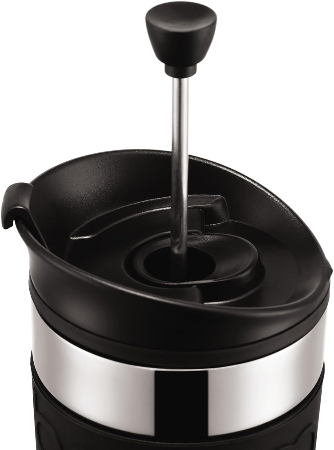 Bodum K11067-01 Resepress svart kaffebryggare i rostfritt stål med ersättningslock 350 ml