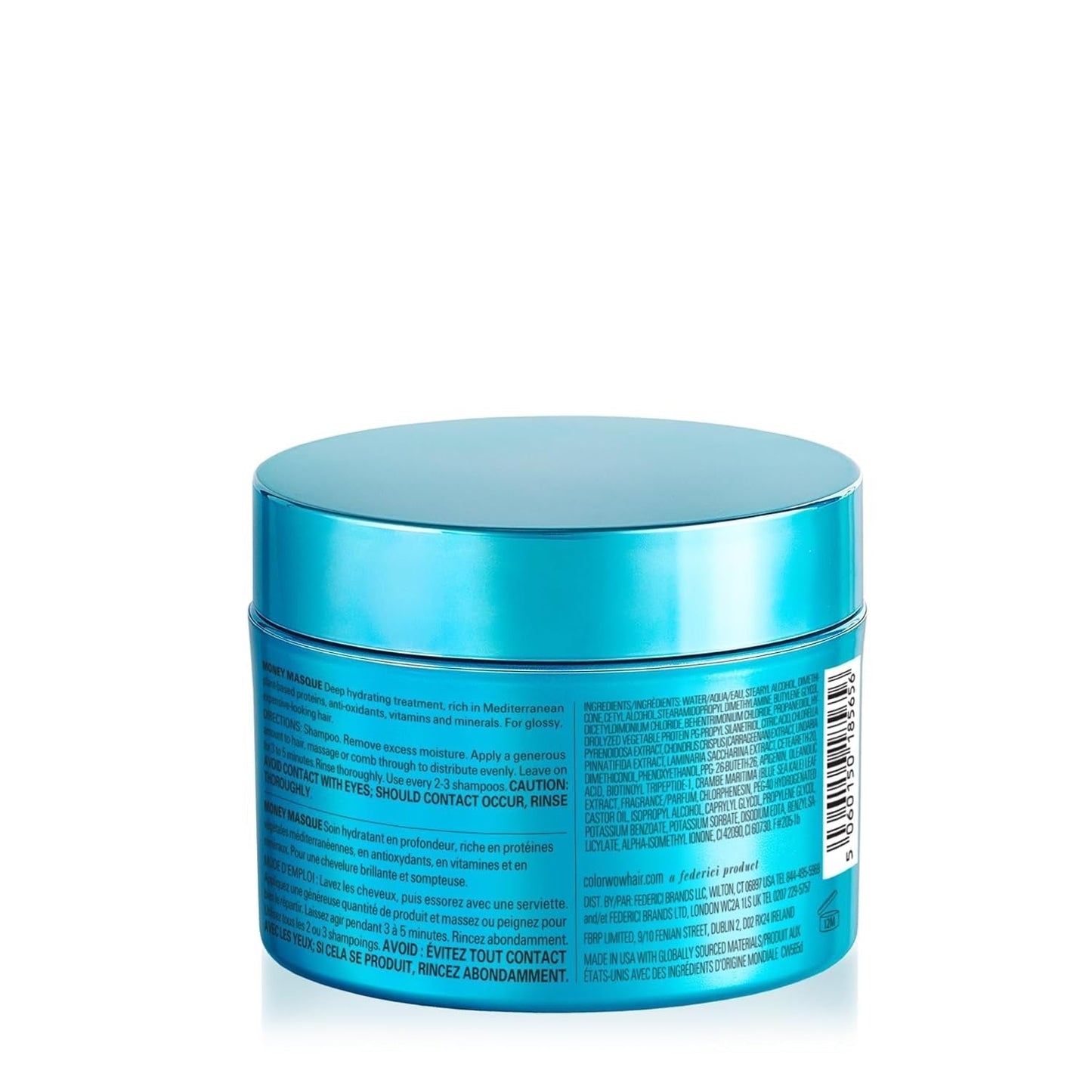 COLOR WOW Moisturizing Hair Mask Money 215 ml - mask för torrt och skadat hår, hårfuktning - vård och termiskt skydd för håret, blå Hårmask Naty Shop