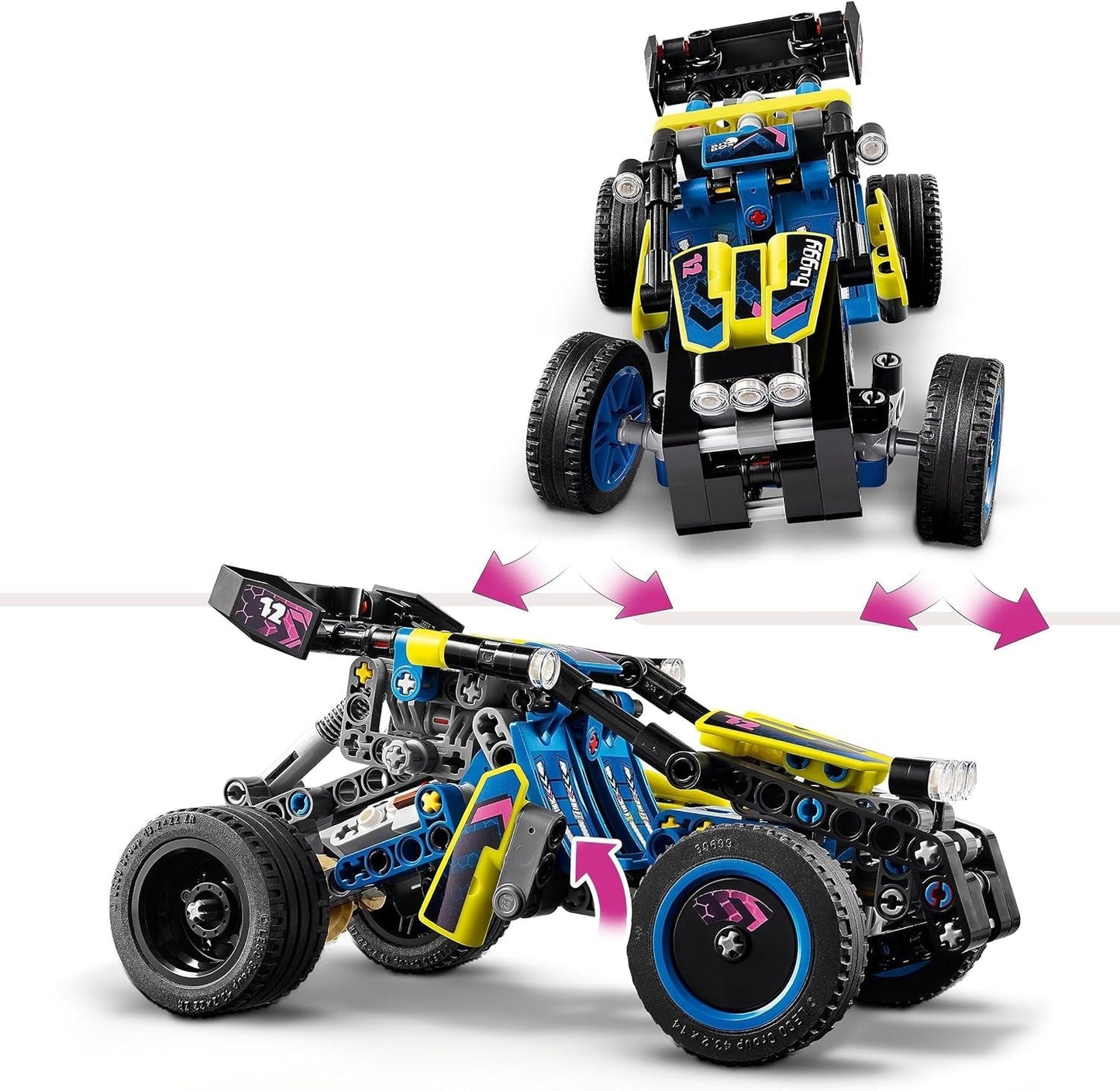 LEGO Technic Offroad Racing Buggy Billeksak för barn Buggy Racing Car Byggsats Present för pojkar och flickor 8 år gammal Rallybil Modell 42164 Byggset Besuche den LEGO-Store