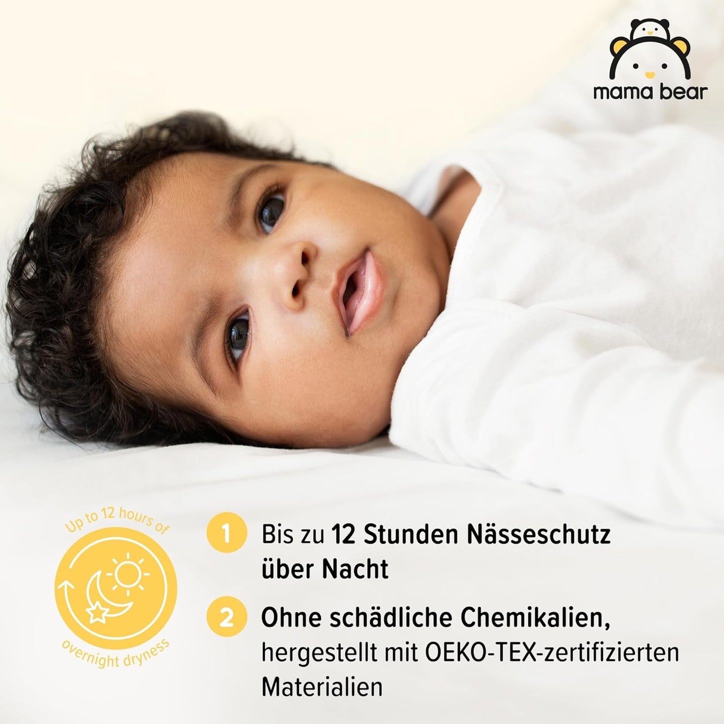 Amazon Märke: Mama Bear Disney storlek 6 (15+ kg) - månadspaket, vit, 120 stycken (2 förpackningar om 60)
