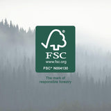 Av Amazon köksrulle, 3 lager, 16 rullar (4 rullar, paket med 4), 64 ark per rulle, Fsc-certifierad