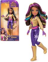 Unicorn Academy Deluxe Masked Ball Sophia - 24 cm docka från den populära Netflix-serien med 2 outfits, klassisk dress-up och rollspel, ålder 4+ Naty Shop Dolls Sophia docka dress up