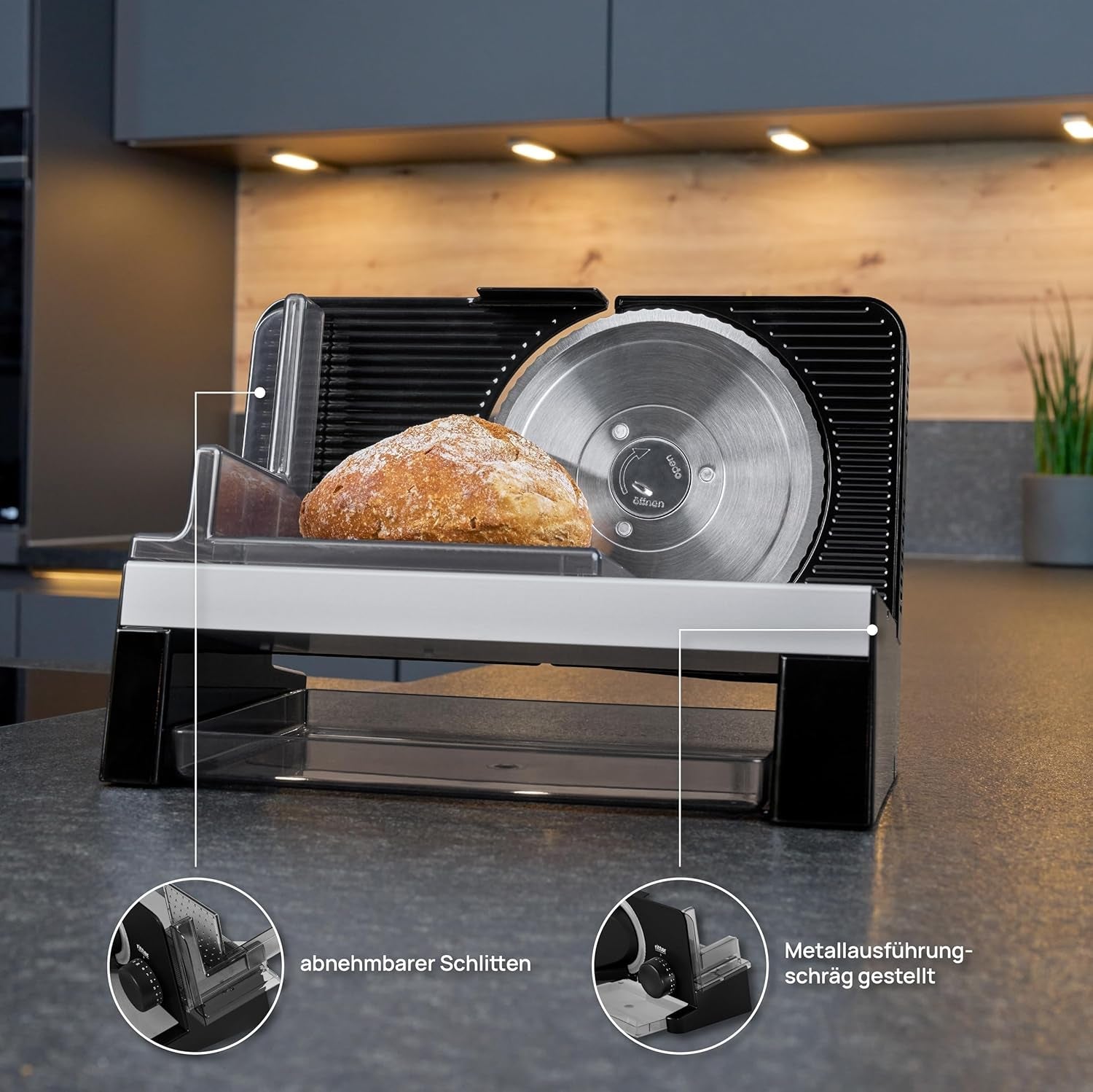 Ritter E 16 Duo plus Multifunktionell elektrisk skär- och skärmaskin i metall med miljövänlig motor, tillverkad i Tyskland Shredders and Slicers Naty Shop