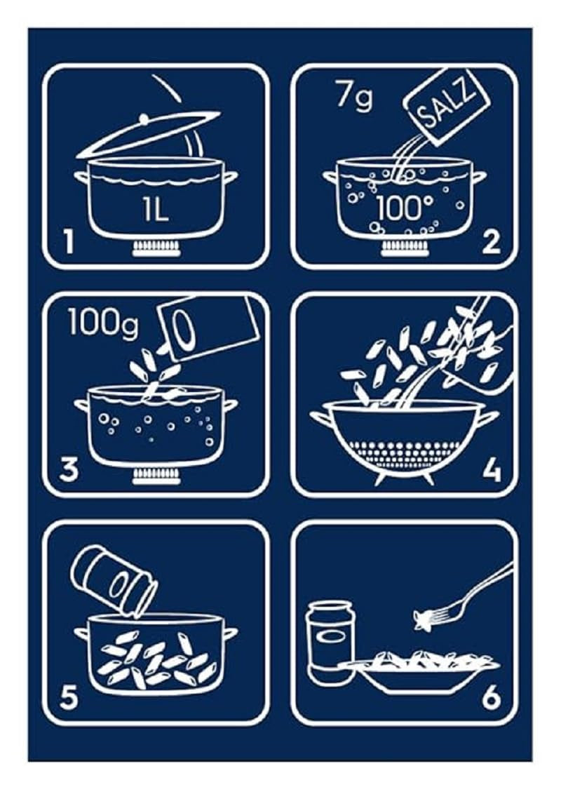 Pasta Barilla Classic Gobbetti nr. 51 från durumvete, alltid al dente (1 x 500 g)
