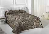 VIALMAN Lätt filt Sofia 29, Bomull Polyester, Brun, Cama 135: 230 X 270 Cm Sängar och filtar Besuche den VIALMAN-Store
