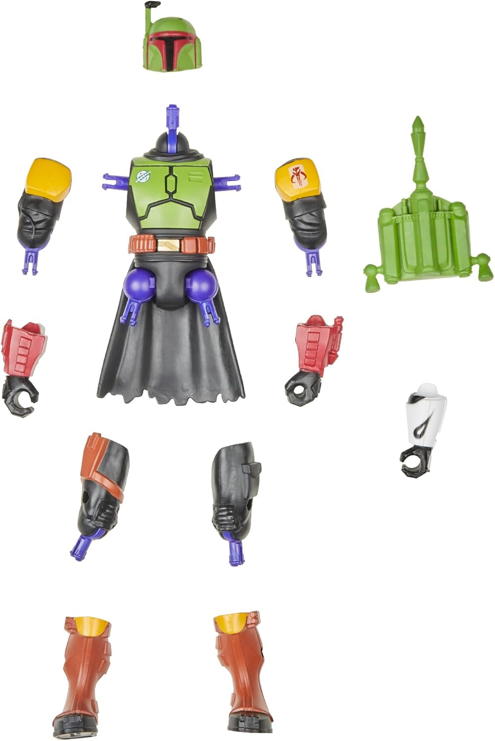 Star Wars Mixmashers Boba Fett Anpassningsbar Mix-and-Match Actionfigur och tillbehör Actionfigurer Naty Shop