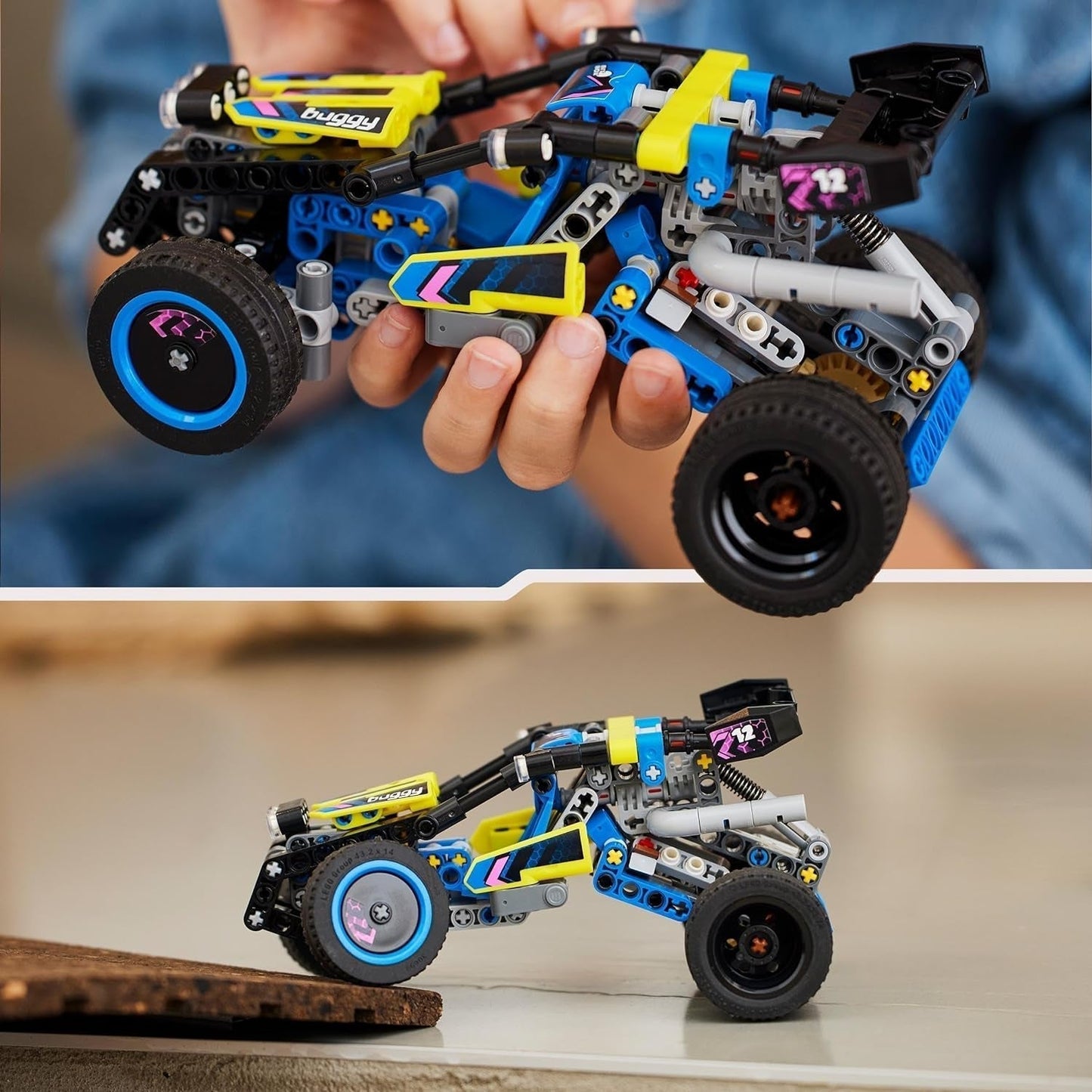 LEGO Technic Offroad Racing Buggy Billeksak för barn Buggy Racing Car Byggsats Present för pojkar och flickor 8 år gammal Rallybil Modell 42164 Byggset Besuche den LEGO-Store