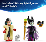 LEGO Ç€ Disney Villains The Dresses Of Maleficent And Cruella De Vil - Leksak för pojkar och flickor från 9 år - Inkl. 2 minidockor och 2 djurfigurer - Födelsedagspresent till fans 43262 Byggset Besuche den LEGO-Store