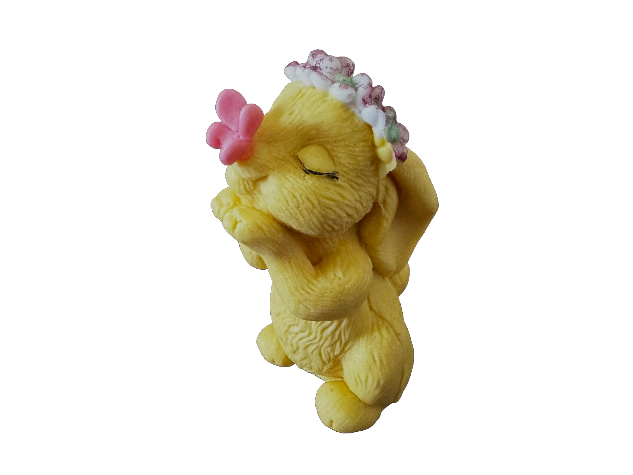 Ätlig dekoration från sockerpasta, kanin med en fjäril Dekorationer från Naty Shop Sugar Paste