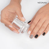 NÉONAIL Nagel Stempel Mit Schaber - Nägel Selber Machen - Nail Art Stämpel - Nageldesign Für Nagel Schablone - French Nails Stempel - Silikon Nagelstempel