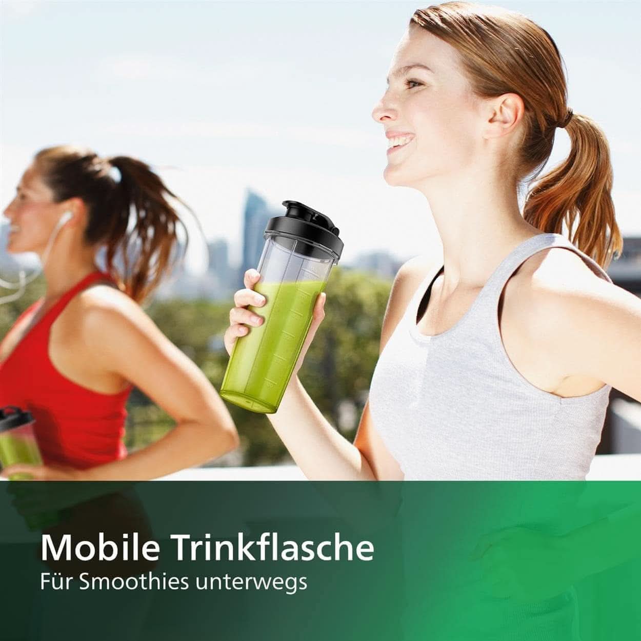Philips Standmixer Och Smoothie Maker – 600W, 2-liters becher, Homeid-app, 2 Geschwindigkeitsstufen + Impulsfunktion, Problend, Ice-Crush-Funktion (HR2291/41) Kitchen Naty Shop
