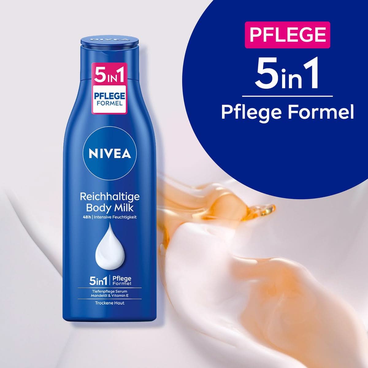 NIVEA Rich Body Milk, 250 ml Cosmetics and Beauty Naty Shop