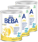 BEBA Junior 2+ mjölkdryck från 2 år, med HMO, åldersanpassat proteininnehåll, endast laktos, ingen palmolja, ingen fiskolja, småbarnsmat, babymjölkpulver, 3-pack (3 x 800g)