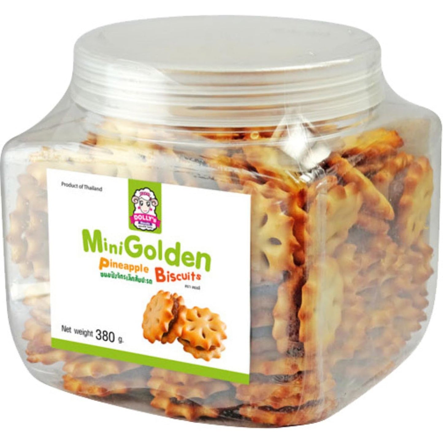 - Minikakor med gyllene ananas, (1 x 380 g)