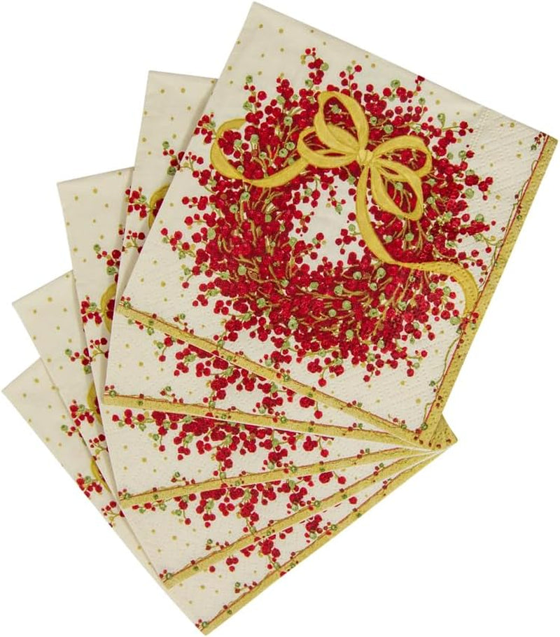 8070C treskiktspappersservetter, 20 stycken, 25 X 25 cm, pepparbär