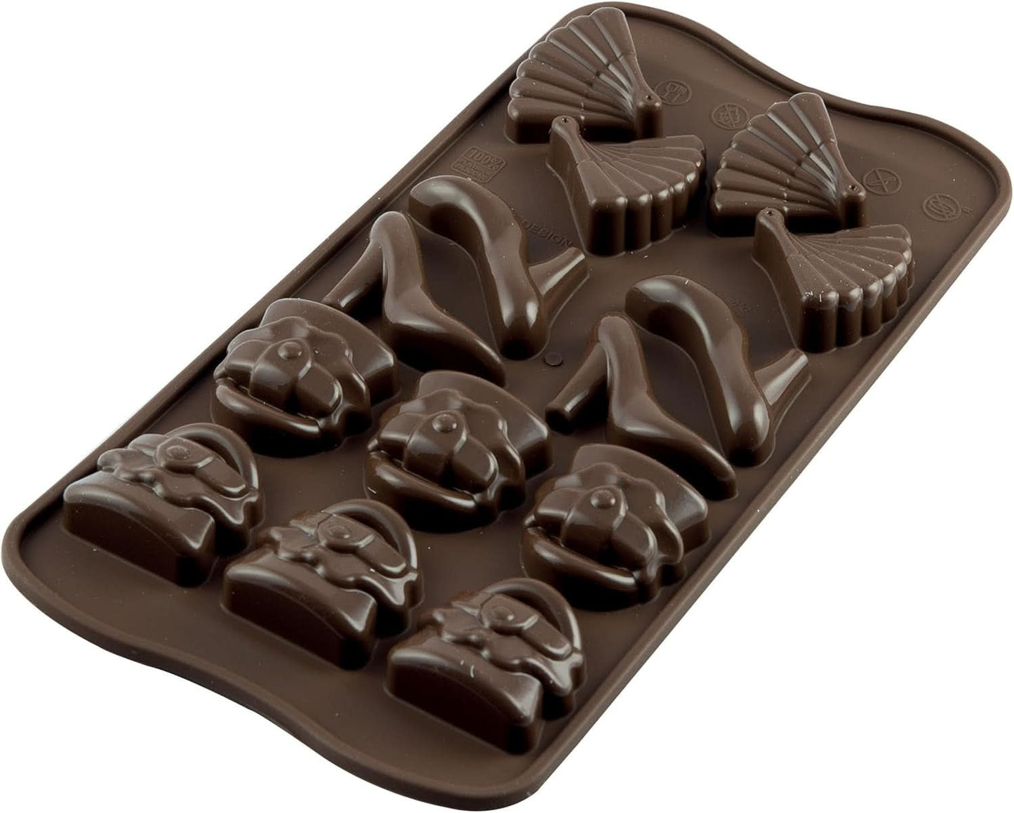 Silikomart 191827, Chokladpraliner, Änglar, Övriga köksmodeller Naty Shop 31,9 X 27,9 X 15,9 Cm