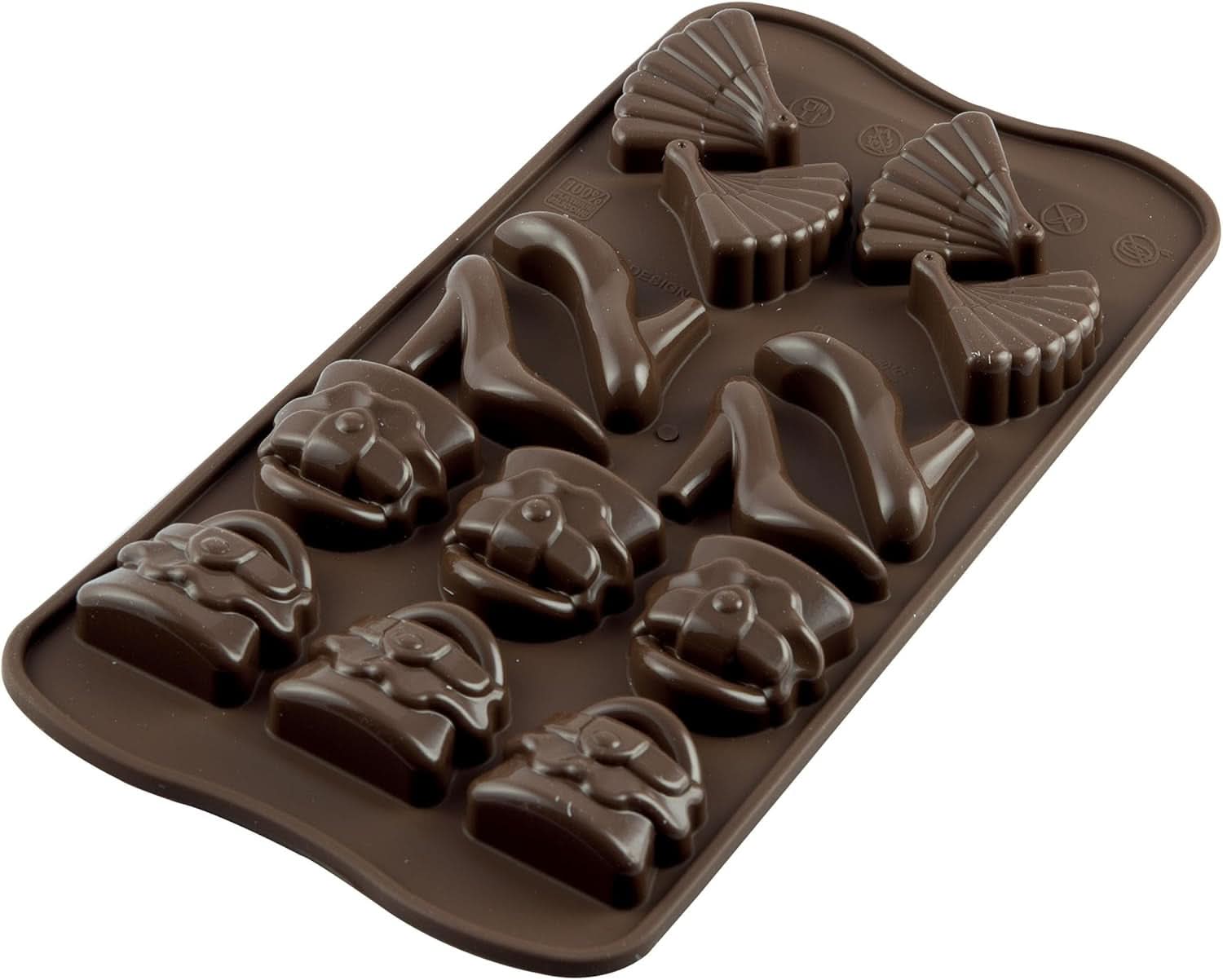 Silikomart 191827, Chokladpraliner, Änglar, Övriga köksmodeller Naty Shop 31,9 X 27,9 X 15,9 Cm