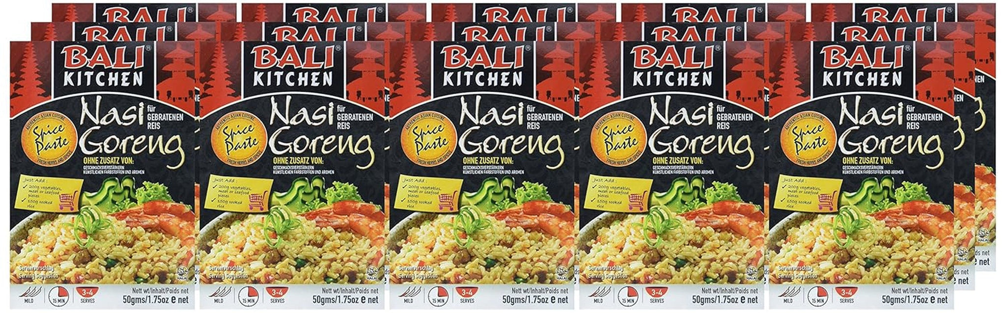 Nasi Goreng, förpackning om 15 (15 x 50 g förpackning)