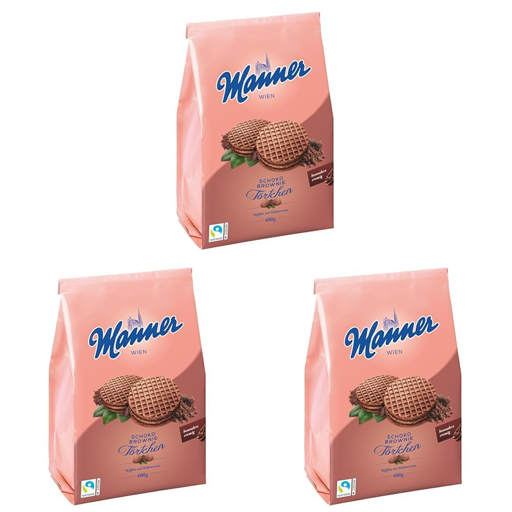 Tarte Manner | Crunchy hasselnötsgrädde kakor | 1 paket (400 g)