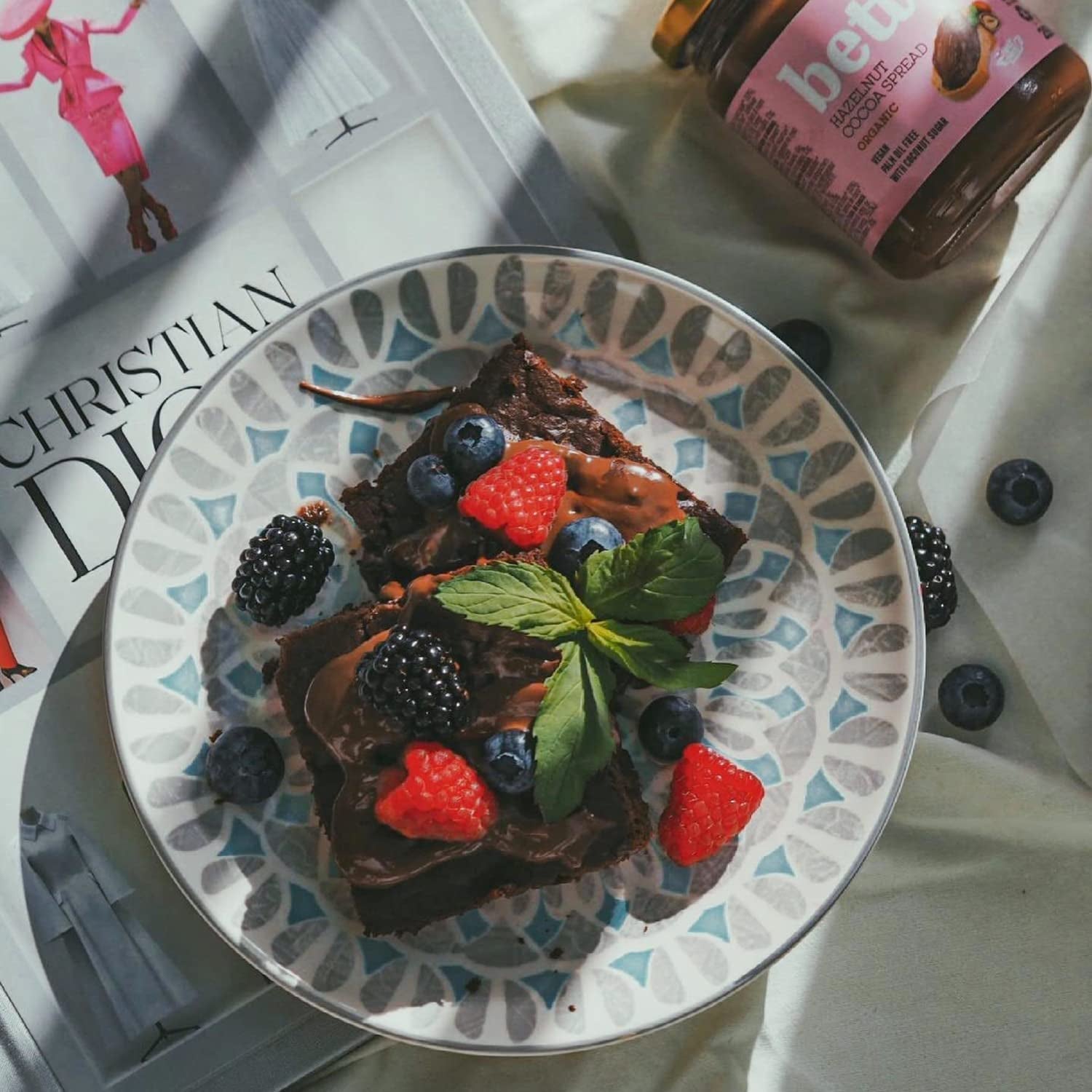 Bettr Organic Brownie Mix - Bio, Vegan Och Glutenfreie Brownies Mit Reichhaltigem Kakaogeschmack - 400 G - 15 Portionen Naty Shop