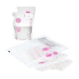 Chicco mjölkpåse med 30 bitar, Läcksäker, 250 ml Tillbehör Mat och Amning Bebe Naty Shop
