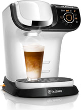 Tassimo My Way espressomaskin med 2 kapslar TAS6502 med vattenfilter, 70+ drycker, dryckesanpassning, kaffevariation, enkel bryggning, 1500W, svart