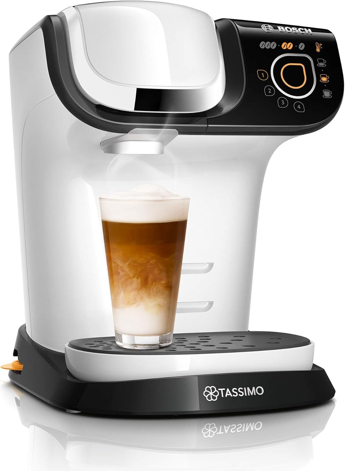 Tassimo My Way espressomaskin med 2 kapslar TAS6502 med vattenfilter, 70+ drycker, dryckesanpassning, kaffevariation, enkel bryggning, 1500W, svart