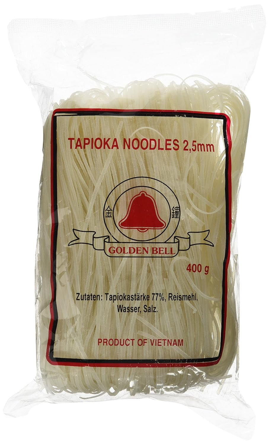 Risnudlar med tapioka 2,5 mm (Huû tieáu nam vang) (1 x 400 g)