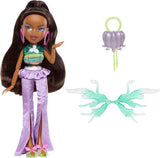 Bratz Fashion Pixiez Sasha Doll - Fantastisk samlardocka med äkta mode och accessoarer, vingar som förvandlas till en ring