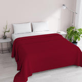 Sommartäcke Satin Stripes, polyester, kräm, 260X250 Cm Täcken och täcken Naty Shop Bordeaux 260X250 Cm