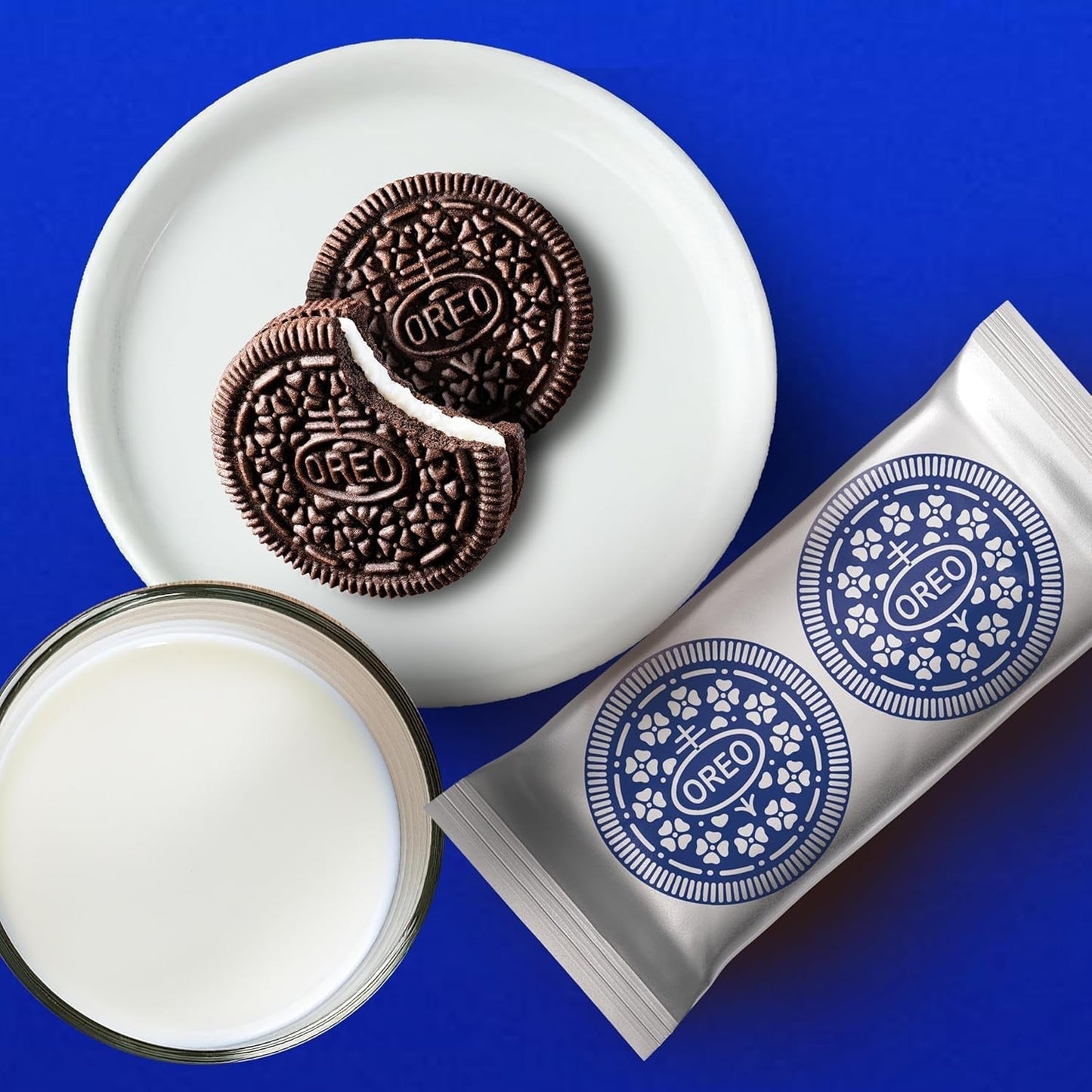OREO Original - Crunchy cookies med kakao och läcker gräddfyllning med vaniljsmak - 32 x 44g