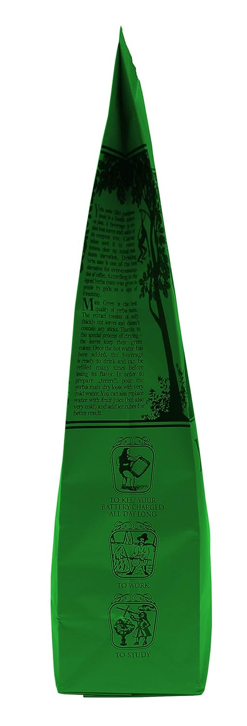 Yerba "BIO" 400 g organiskt Mate-te, organiskt, naturligt stimulerande och energigivande med koffein, Yerba Mate-te med frukt, Mate-te med hög koffeinhalt, hög kvalitet