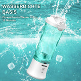 Mixer Smoothie Maker to Go, Mini Standmixer Tragbar Mit 6-Klingen Edelstahl, Enstafter Mit Reisedeckel, USB Portable Blender Elektrisch 600Ml Flaska, Mixer Shaker Slushy Maker Wasserdichter Bucatarie Naty Shop