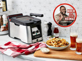 Tefal FR600D Clear Duo fritös, fritering med mindre rök och lukt, kapacitet 1,2 kg, termostat, timer, stort visningsfönster utan imma Hushållsapparater Naty Shop