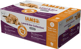 IAMS Delights Land & Sea Collection Wet Cat Food - Kött & Fisksortiment Multipack i sås, våtfoder för katter från 1 år, 72 x 85g
