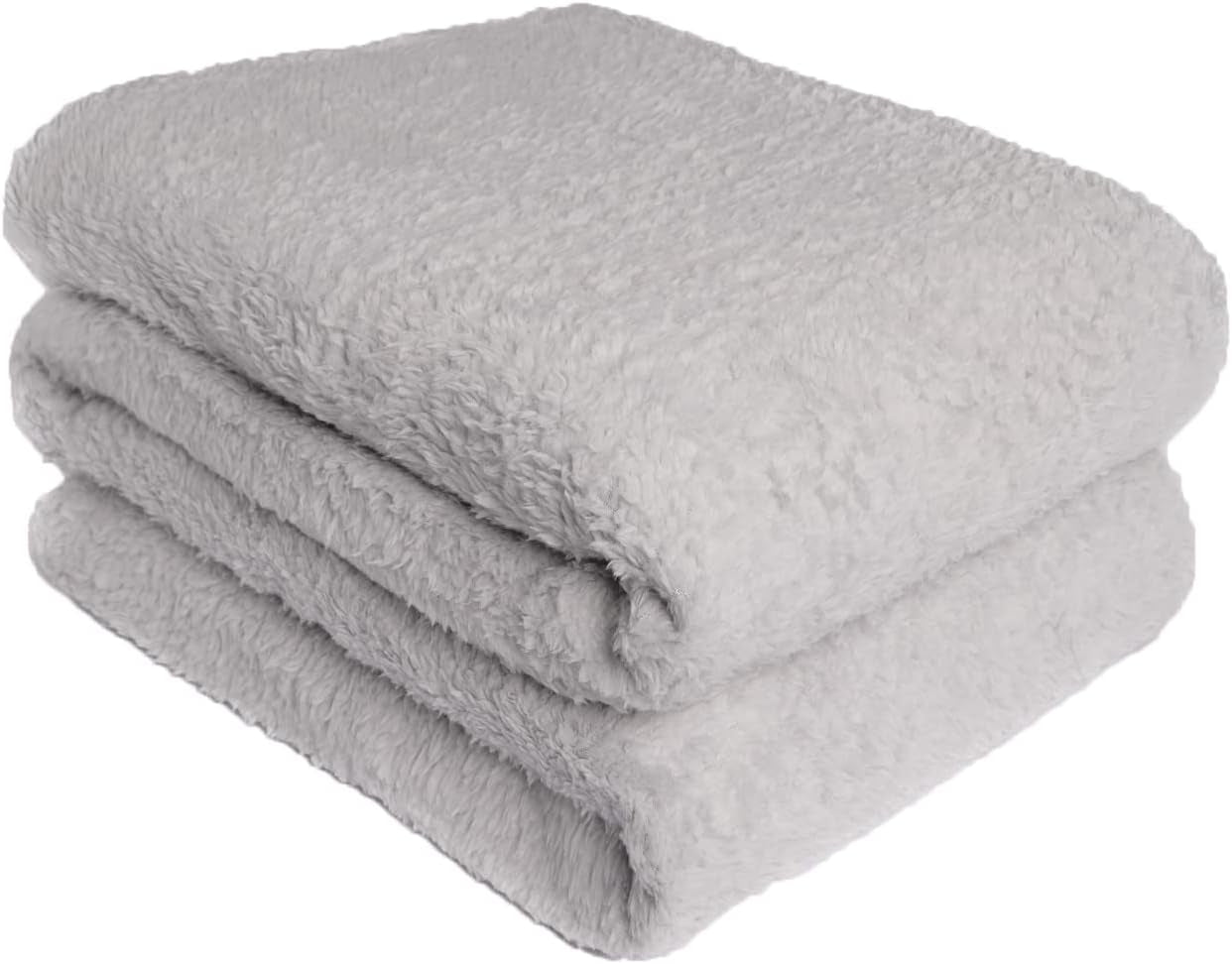 Brentford's Teddy Fleecefilt Stor sängfilt Plysch Supermjuk varm bäddsoffa Överkast Svart - 150 X 200 Cm Sängar och filtar Besuche den Brentfords-Store Silver Grå 125 X 150 Cm