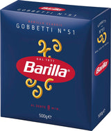 Pasta Barilla Classic Gobbetti nr. 51 från durumvete, alltid al dente (1 x 500 g)