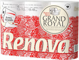 Toalettpapper Renova Renova Grand Royal 4-lagers - 6 rullar, stor (pack med 5)
