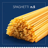 Barilla Pasta Klassische Spaghetti n.5 av högkvalitativ Hartweizen immer al dente, (1 x 500 g), smaklös
