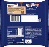 Nestlé CRUNCH Milk Bar, Crunchy Chocolate Bar med mjölkchoklad och flingor, 1 förpackning (3 x 33g)