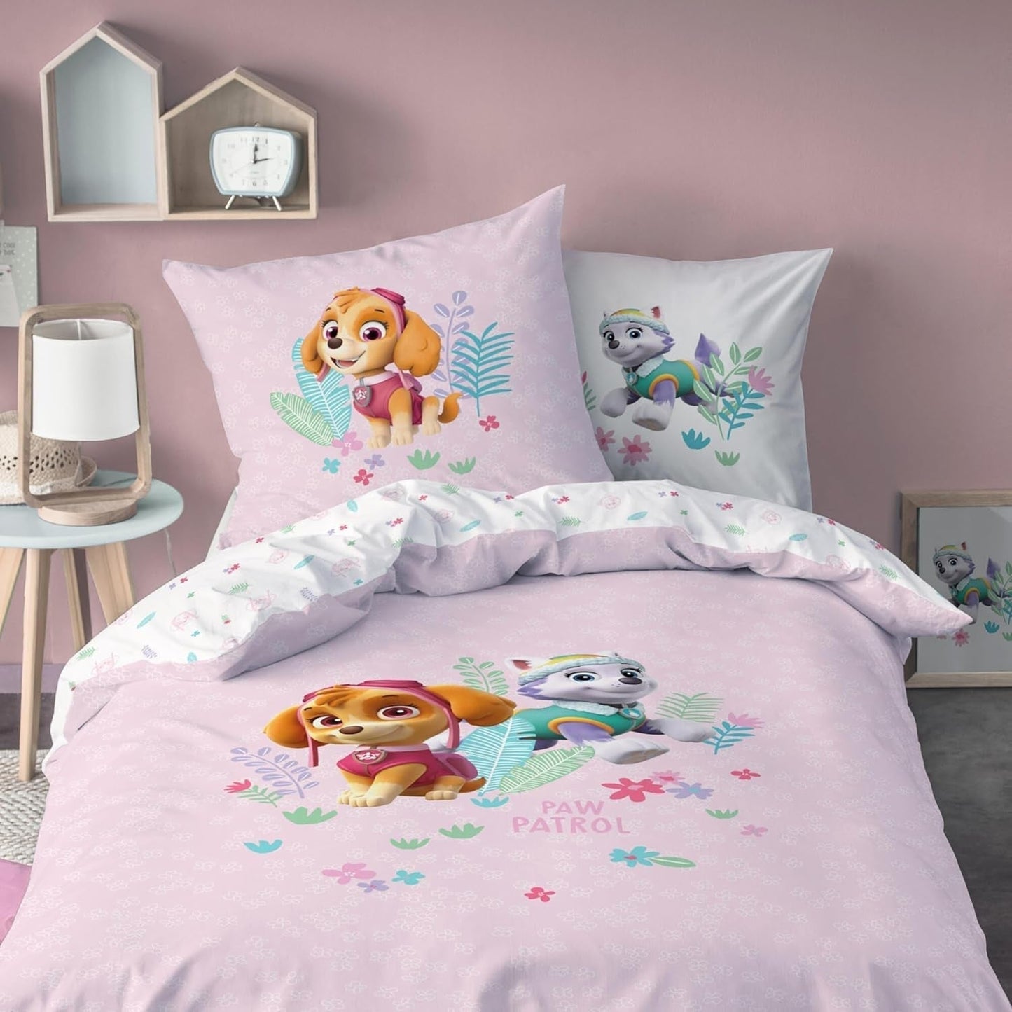 Sängkläder, Paw Patrol, 100 % bomull Sängkläder - barn Naty Shop Standardtitel