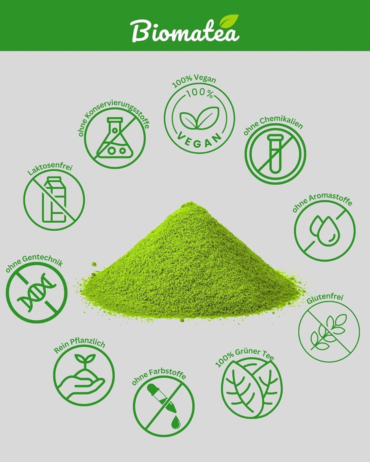 50G Matcha av ceremoniell kvalitet från Japan - 100 % naturligt, fri från bekämpningsmedel och testat - Stenmald - Moegi Matcha Premium japanskt tepulver