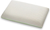 Ortopedisk nackstödskudde - Ekologisk Aloe - Aloe Vera Viskoelastisk kudde 14 cm Höjd 100 % bomullsöverdrag Visco-kudde - Memory Foam-kudde - Tillverkad i Italien Naty Shop Standardkuddar